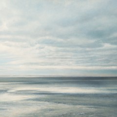 Yasemin Tomakan油画“海和天空”